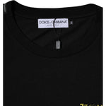 Dolce & Gabbana Black Logo Print Cotton Short Sleeves T-shirt TSH878454-50