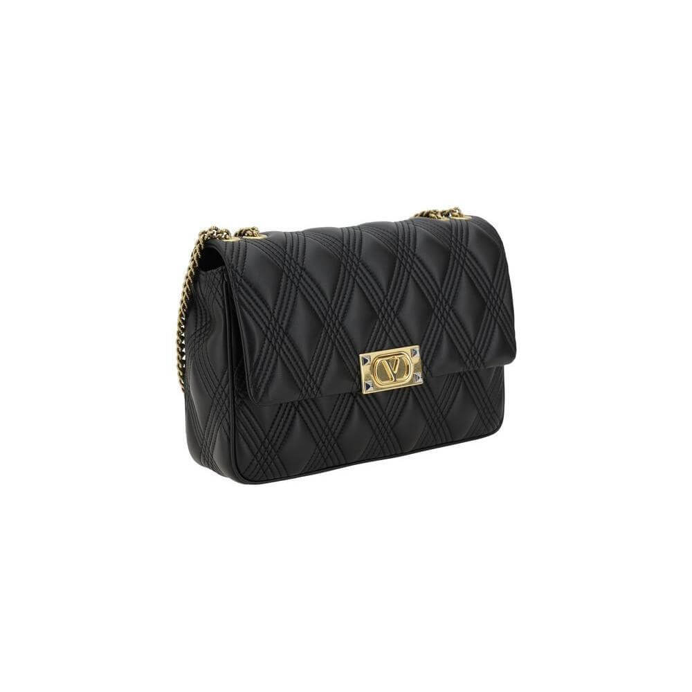 Front view with bag zipped and handles upright.
