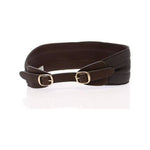 Dolce & Gabbana Brown D&G Leather Linnen Logo Belt BHD10841-70