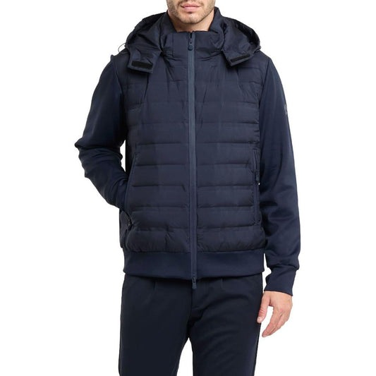 People Of Shibuya Blue Polyester Jacket People Of Shibuya Dark Slate Gray