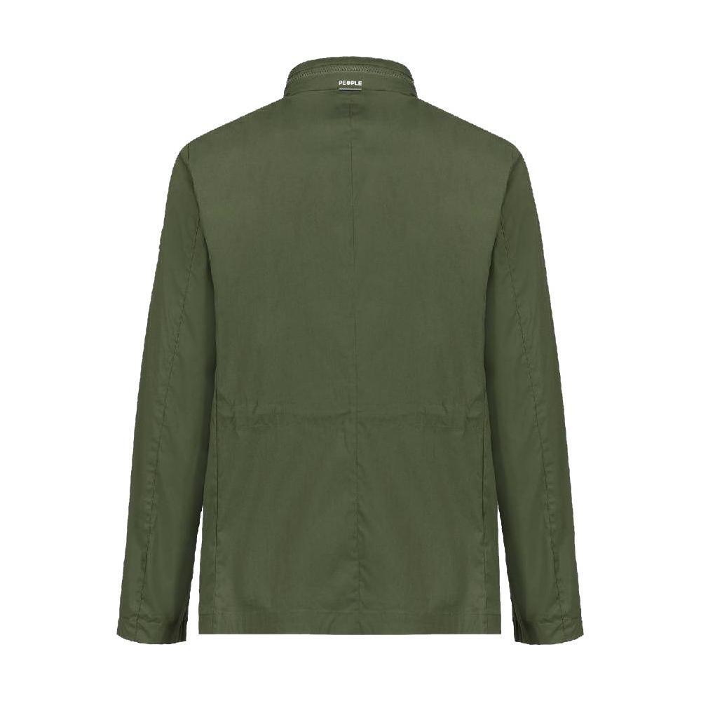 People Of Shibuya Green Cotton Jacket PE-14511-IT46 | S