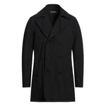 People Of Shibuya Black Recycled Polyester Men Trench PE-14546-IT46 | S