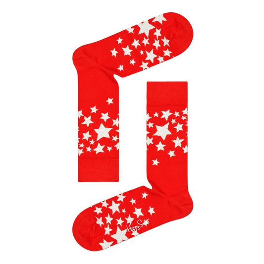 Happy Socks Red Cotton Tights & Sock