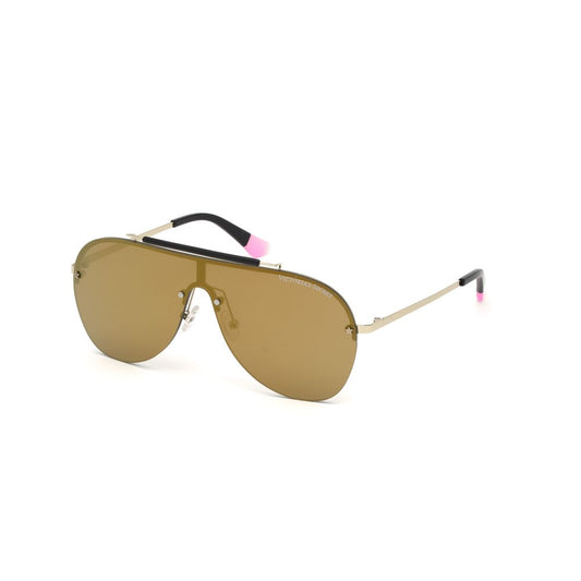 Victoria's Secret Rose Gold Metal Sunglasses Victoria's Secret Dark Khaki