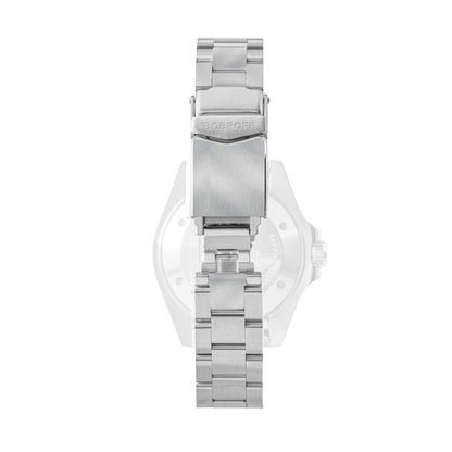 Bobroff Silver Stainless Steel Bracelet Watch