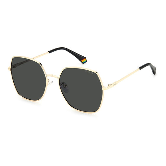Polaroid Bicolor Stainless Steel Sunglasses Polaroid Dark Slate Gray