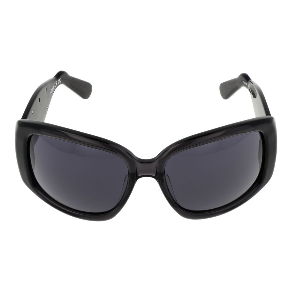 GCDS Black Acetate Sunglasses