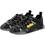 Dolce & Gabbana Black Green Camo NS1 Low Top Sneakers Shoes MV6727-44