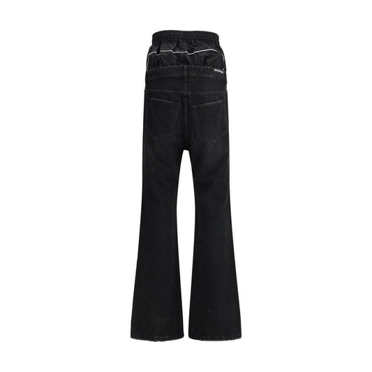 Balenciaga Layered Jeans Balenciaga Black