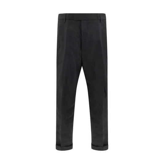 Dolce & Gabbana Linen Pants Dolce & Gabbana Dark Slate Gray