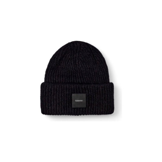 Calvin Klein Black Alpaca Leather Caps Baseball Hat CA-16496700009-UNI