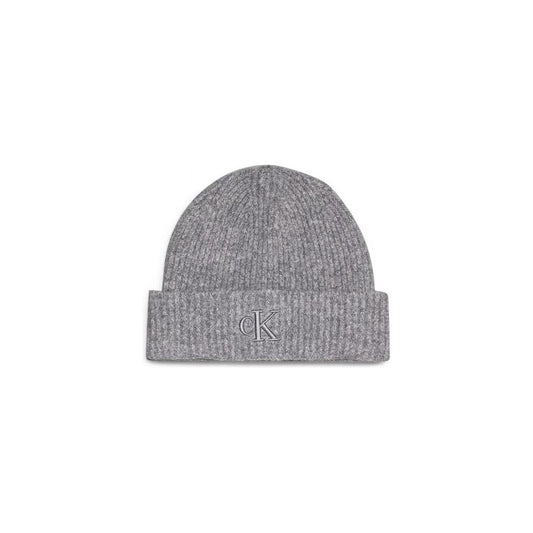Calvin Klein Gray Acrylic Hat