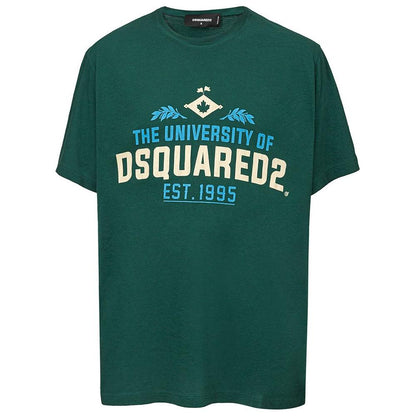 Dsquared² Green Cotton T-Shirt