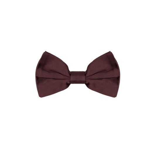 Dolce & Gabbana Burgundy Silk Bowtie