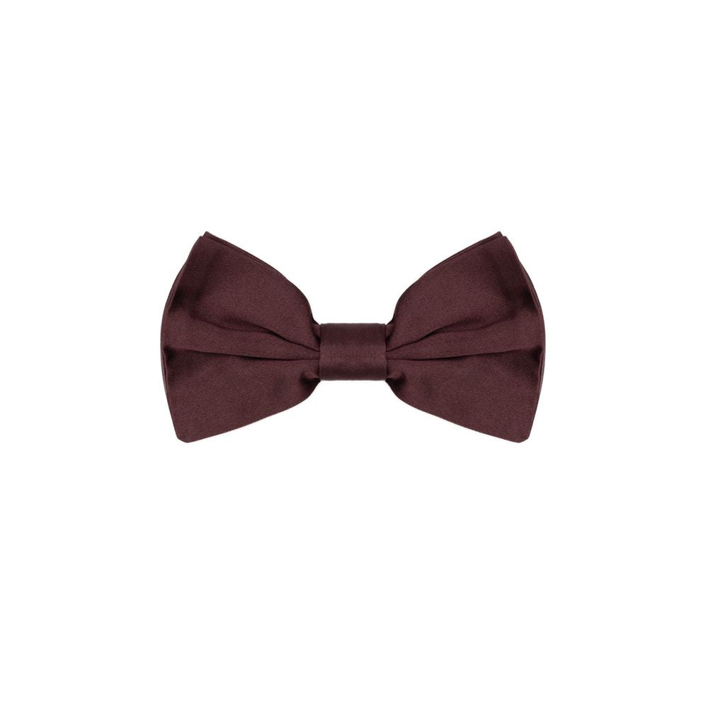 Dolce & Gabbana Burgundy Silk Bowty DO-829366520047735-ONE SIZE