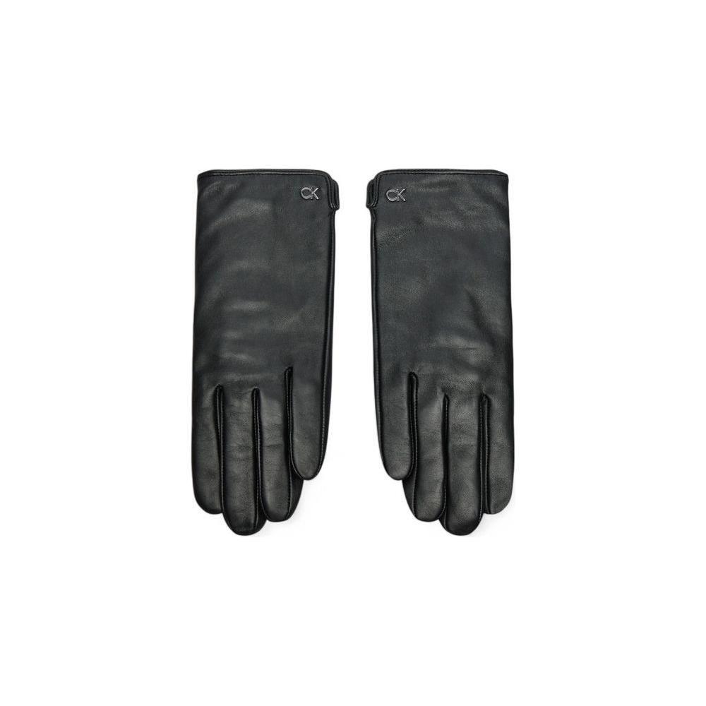 Calvin Klein Black Leather Glove CA-16494500009-S/M