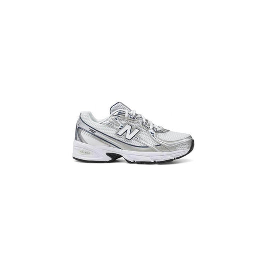 New Balance Blue Artificial Leather Sneaker New Balance Light Gray