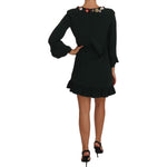 Dolce & Gabbana Enchanted Sicily Green Crystal Dress Dolce & Gabbana Rosy Brown