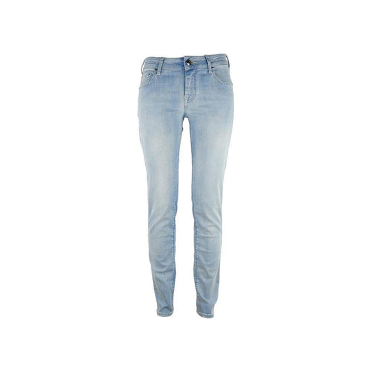 Jacob Cohen Blue Cotton Jeans & Pant JA-1050-IT46