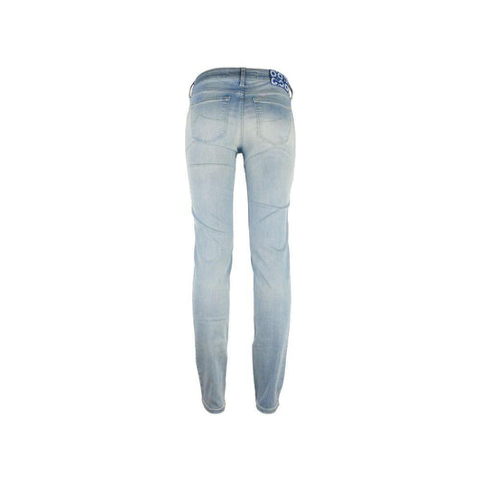 Jacob Cohen Blue Cotton Jeans & Pant JA-1050-IT46