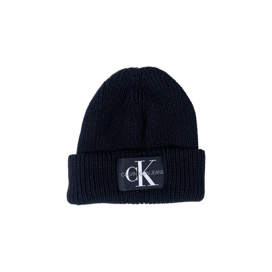 Calvin Klein Black Marabou Hat CA-1073-UNI
