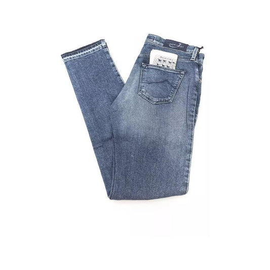 Jacob Cohen Blue Cotton Jeans & Pant JA-1118-W30