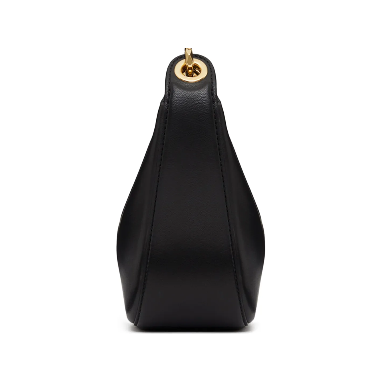 Valentino Garavani Black Leather Mini Hobo Vlogo Shoulder Bag VG4W0B0Q43PHV0NO