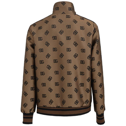 Dolce & Gabbana Bronze Polyester Jackets & Coat DO-835266420013818-IT50 | L