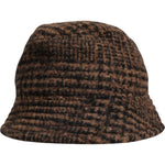 Dolce & Gabbana Brown Houndstooth Wool Woven Bucket Hat HAT9725-59