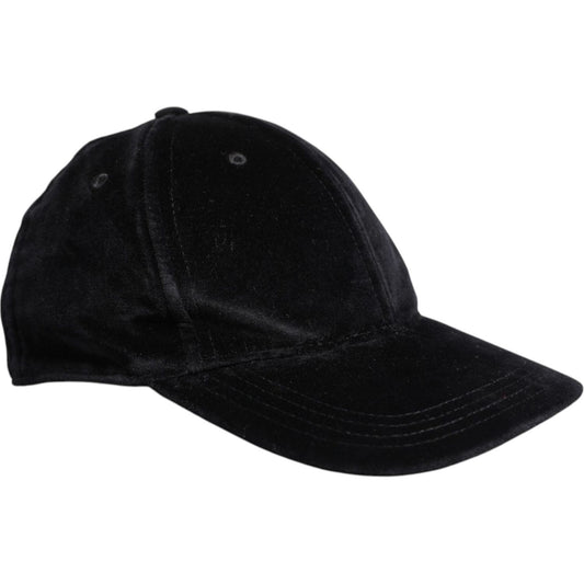 Dolce & Gabbana Black Cotton 6 Panels Baseball Cap HAT9736-57