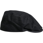 Dolce & Gabbana Black Cotton Newsboy Capello Cabbie Hat HAT9754-58