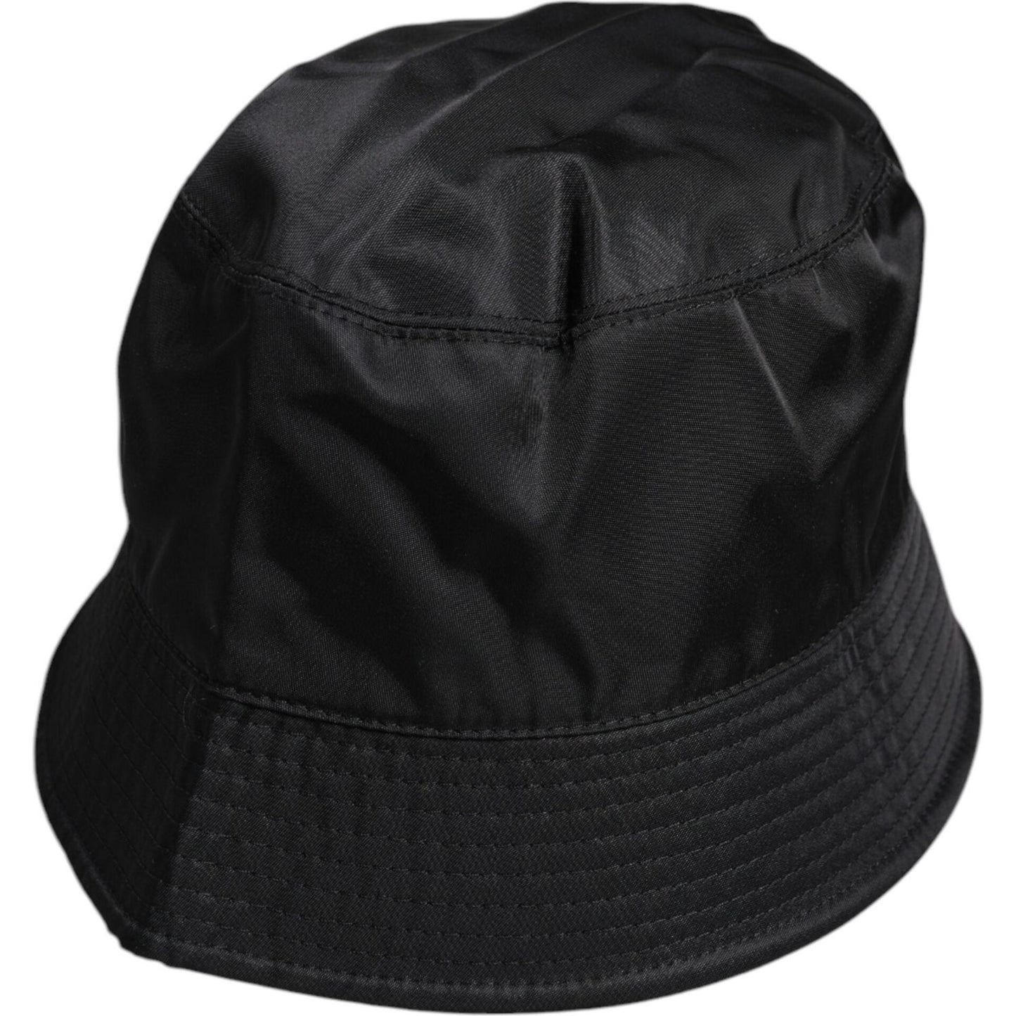 Dolce & Gabbana Black Cotton Wide Brim Bucket Hat HAT9789-57