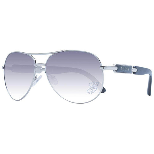 Guess Silver Women Sunglasses Guess Gray