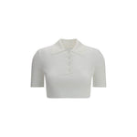 Courrèges Cropped Polo Shirt CO-125MPO046FI00010001-S
