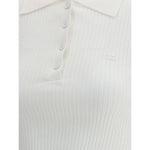 Courrèges Cropped Polo Shirt CO-125MPO046FI00010001-S