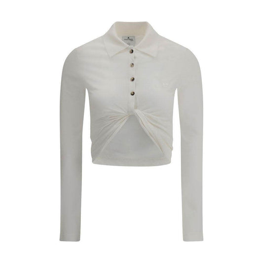 Courrèges Polo with twisted detail