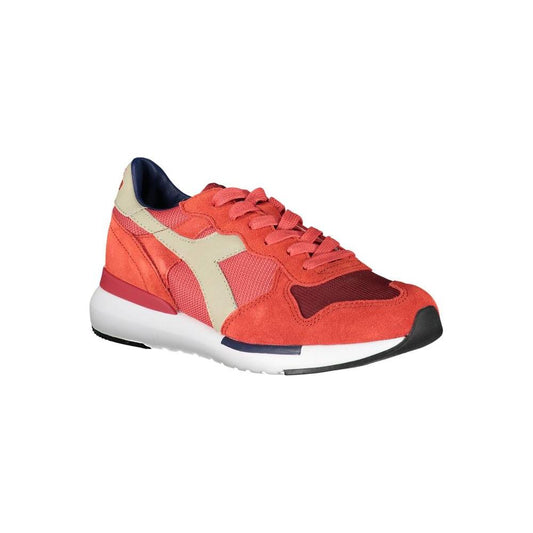 Diadora Red Leather Women Sneaker Diadora Tomato