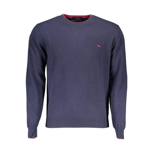Harmont & Blaine Blue Wool Men Sweater Harmont & Blaine Dark Slate Gray