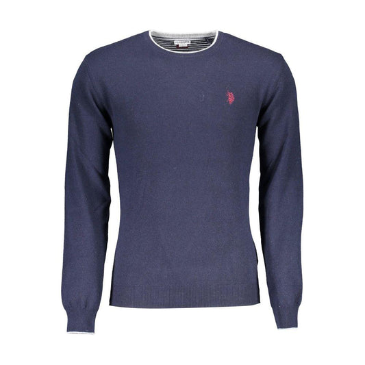 U.S. POLO ASSN. Blue Wool Men Sweater U.S. POLO ASSN. Dark Slate Gray