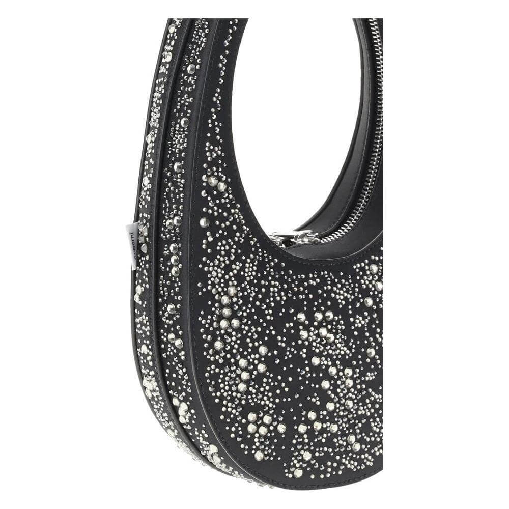 Coperni Swipe Shoulder Bag COCOPBA01BISF7007BLKSLVBB