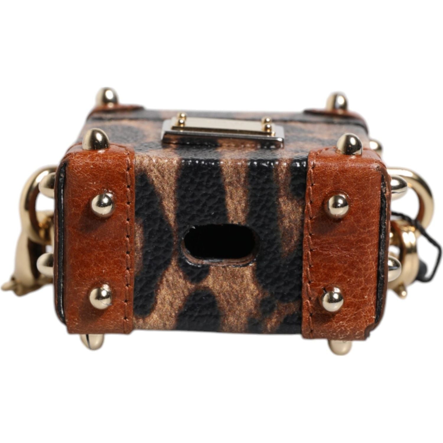 Front view with bag zipped and handles upright.