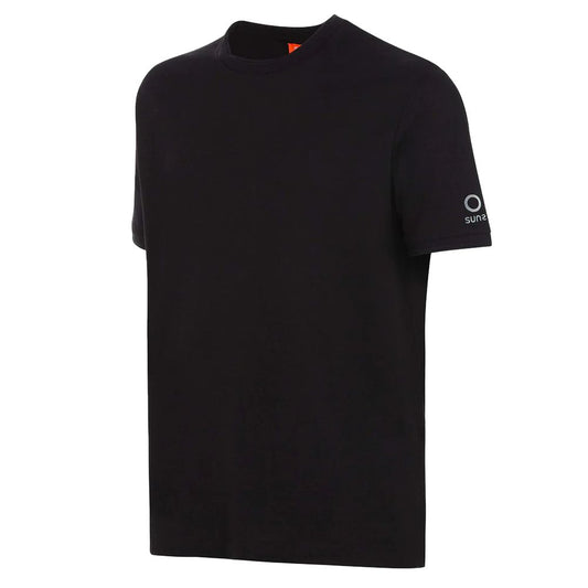 Suns Black Cotton T-Shirt SU-15214-L