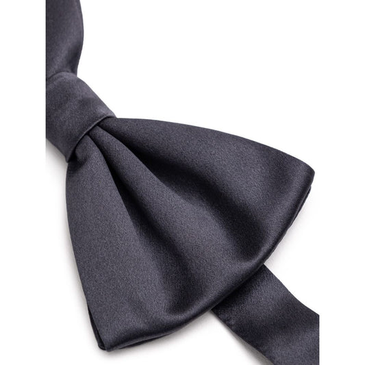 Dolce & Gabbana Gray Silk Bowty DO-8825662-ONE SIZE