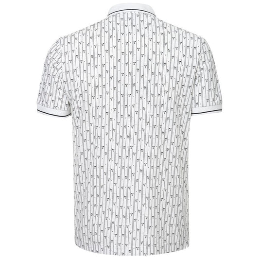 Dolce & Gabbana White Cotton Polo Shirt Dolce & Gabbana Lavender