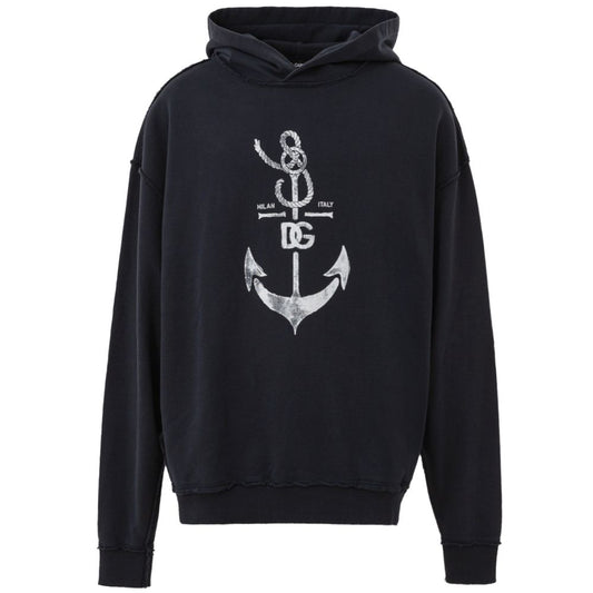 Dolce & Gabbana Blue Cotton Sweatshirt