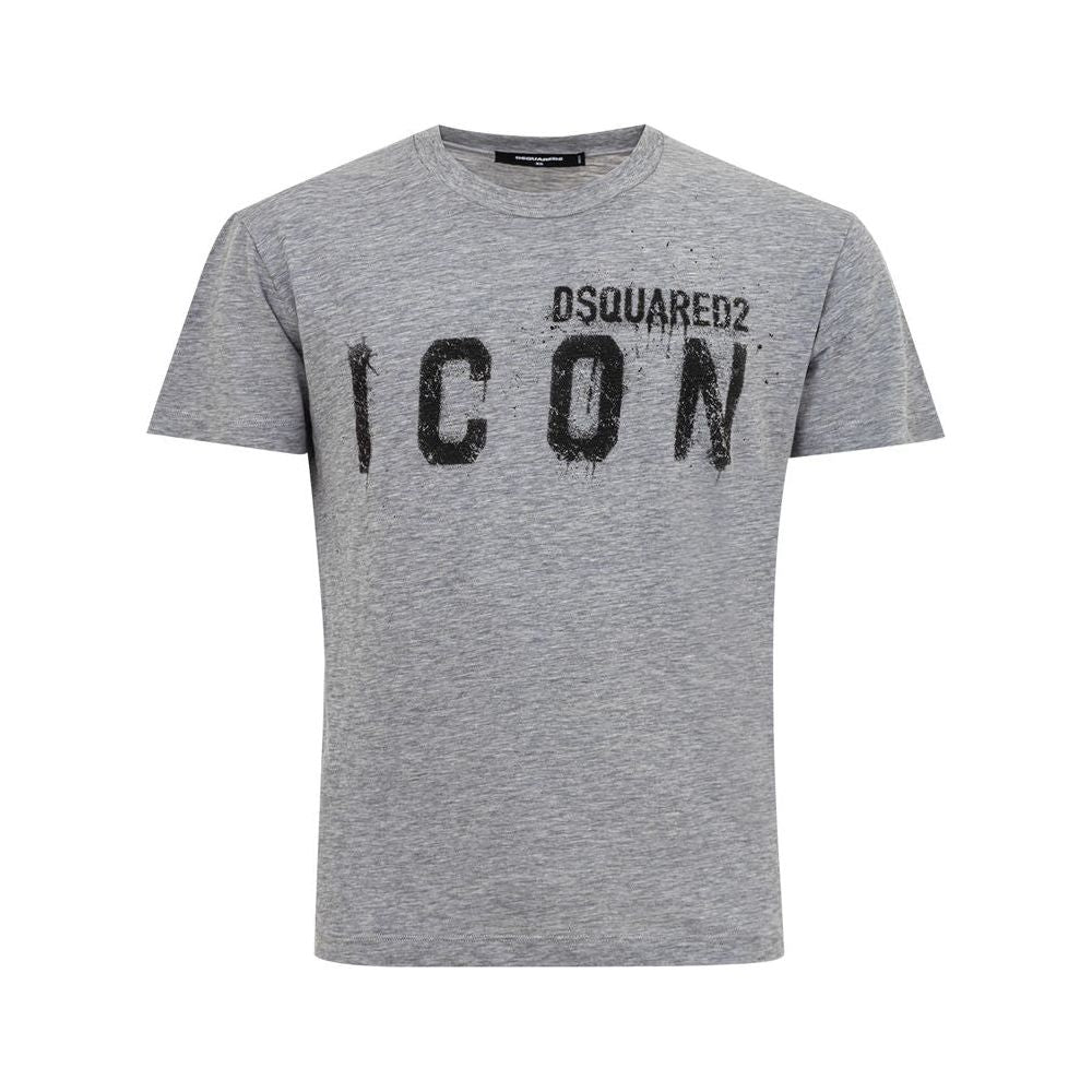 Dsquared² Gray Cotton T-Shirt