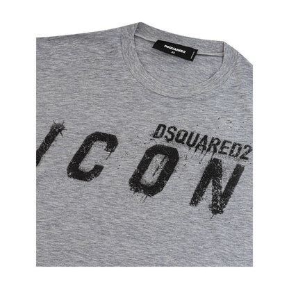 Dsquared² Gray Cotton T-Shirt