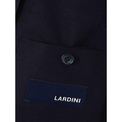 Lardini Blue Cotton Blazer