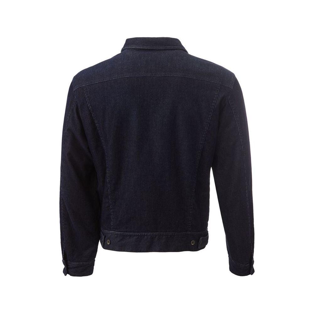 Lardini Blue Cotton Jackets & Coat LA-1237673-IT52 | XL