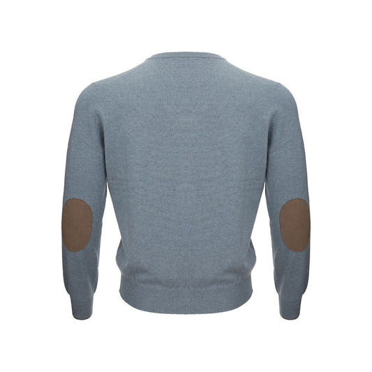 Gran Sasso Elegant Cashmere Sweater in Chic Gray Gran Sasso Slate Gray